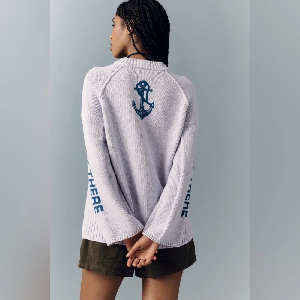 Pilcro Pullover Long-Sleeve Crew-Neck Icon Sweater